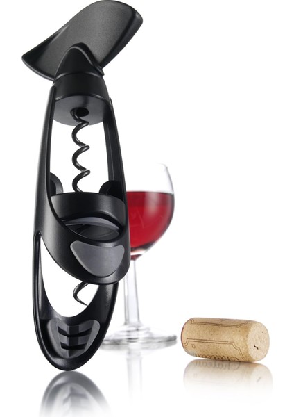 Vin - 68814606- Tirbuşon Twister Siyah Hediye Paketi