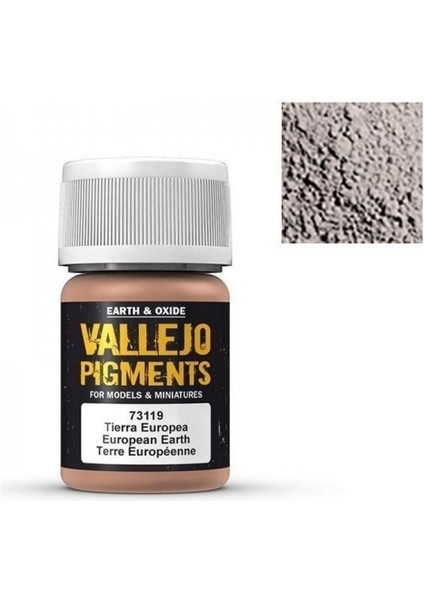 73119 35 Ml. European Earth, Model Boyası Pigmenti