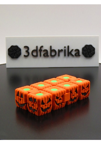 Bal Kabak Oymalı Sonsuz Küp – Özel 3D Tasarım Katlanabilir Küp Oyuncak fiyatları