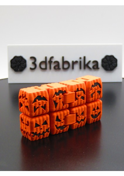 Bal Kabak Oymalı Sonsuz Küp – Özel 3D Tasarım Katlanabilir Küp Oyuncak modelleri