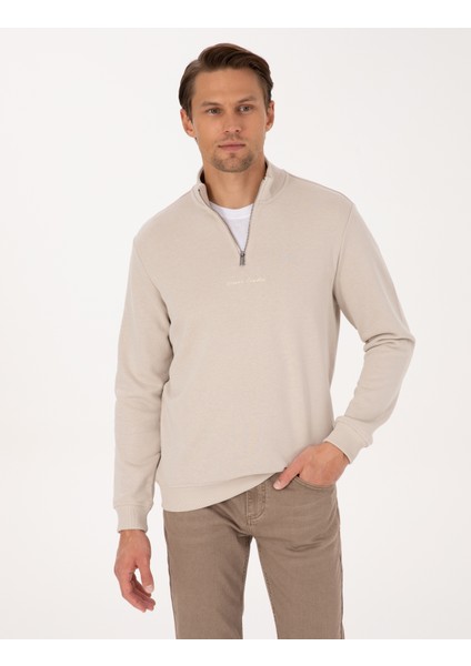 Erkek Bej Regular Fit Sweatshirt 50308044-VR011 modelleri