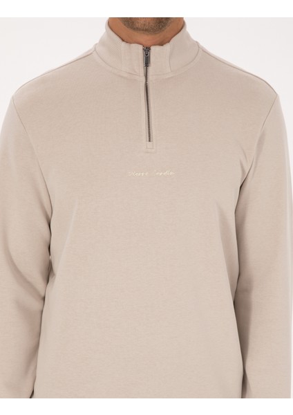 Erkek Bej Regular Fit Sweatshirt 50308044-VR011