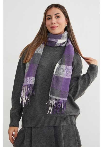 Ekose Desenli Yumuşak Dokulu Şal fiyatları