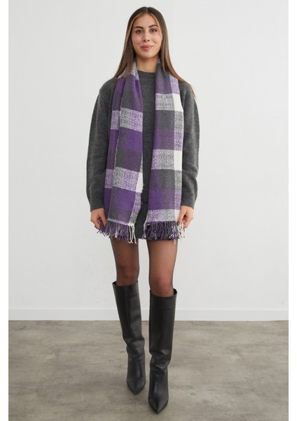 Ekose Desenli Yumuşak Dokulu Şal indirimleri