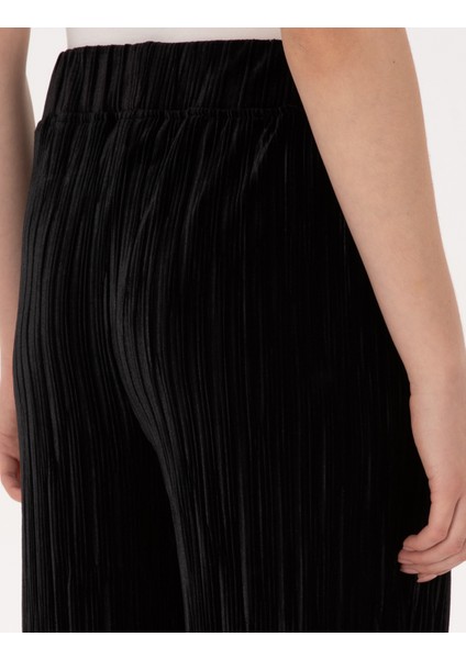 Kadın Siyah Loose Fit Eşofman Altı 50315312-VR046