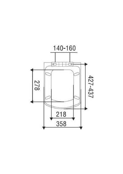 0337 Üstten Sıkmalı Yavaş Kapanır Klozet Kapağı fiyatları