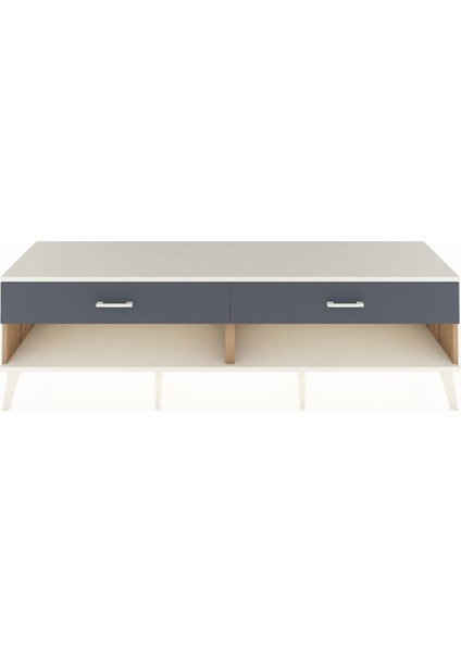 Hyperion Tv Ünitesi 2 Çekmeceli 176X44X51 Çam-Aytaşı/antrasit