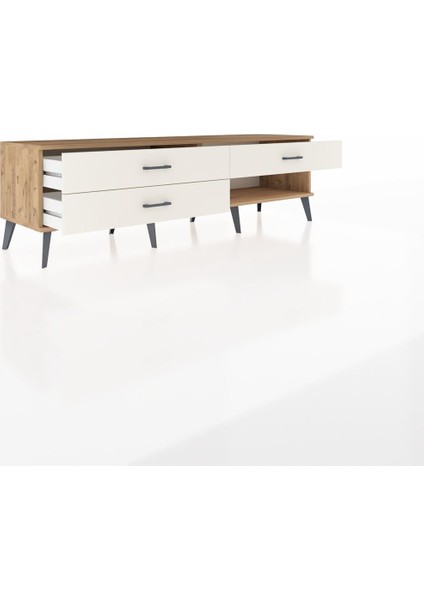 Hyperion Tv Ünitesi 3 Çekmeceli 176X44X51 Çam-Çam/aytaşı indirimleri