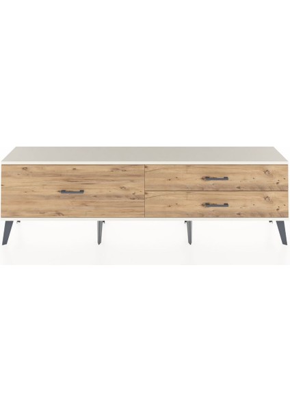 Arges Tv Ünitesi 3 Çekmeceli 176X30X51 Antrasit-Aytaşı/çam