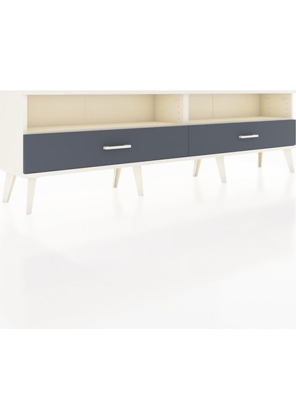 Arges Tv Ünitesi 2 Raflı 2 Çekmeceli 176X30X51 Aytaşı-Aytaşı/antrasit fiyatları