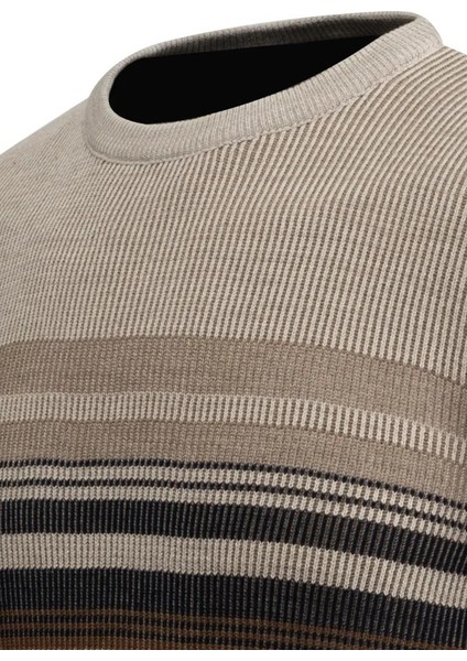 Erkek Sıfır Yaka Kazak Selanik Örgü Klasik Kalıp 5245C BGL-ST04860 fırsatları