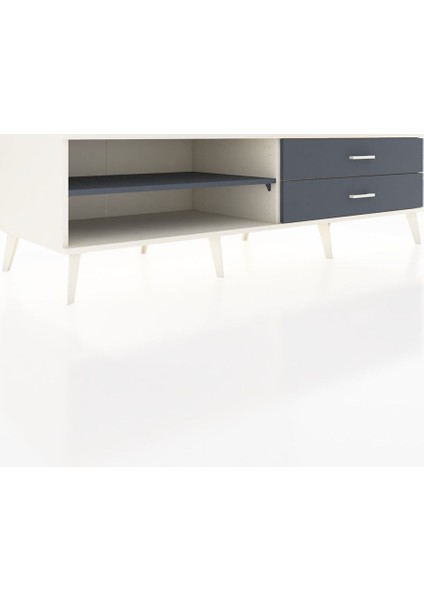 Kronos Tv Ünitesi Tek Raflı 2 Çekmeceli 176X59X51 Aytaşı-Antrasit/antrasit fiyatları