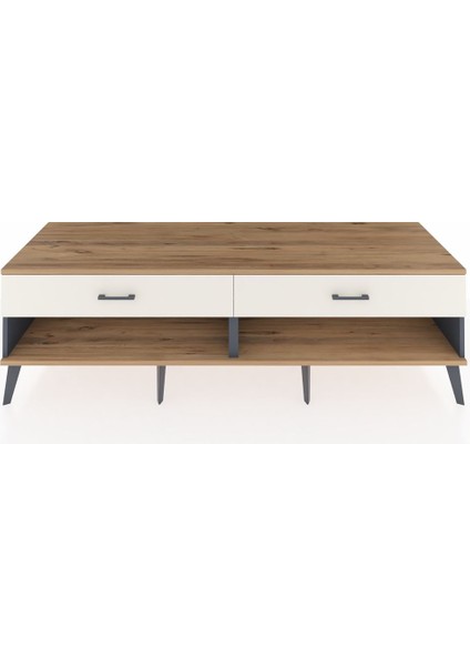 Kronos Tv Ünitesi 2 Çekmeceli 176X59X51 Antrasit-Çam/aytaşı