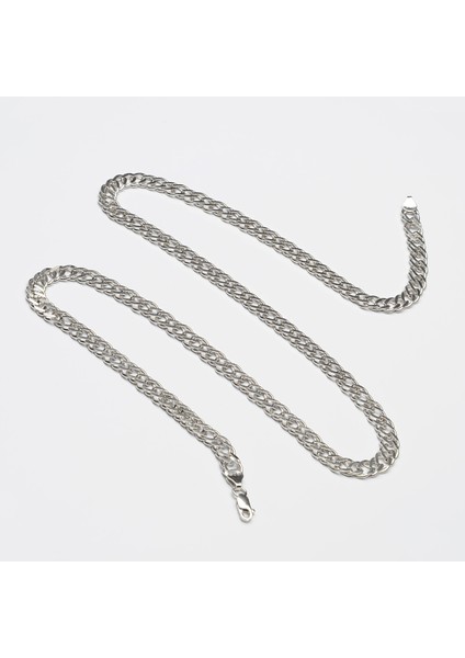 120 Mikron Rodyum Rambo Gümüş Zincir modelleri