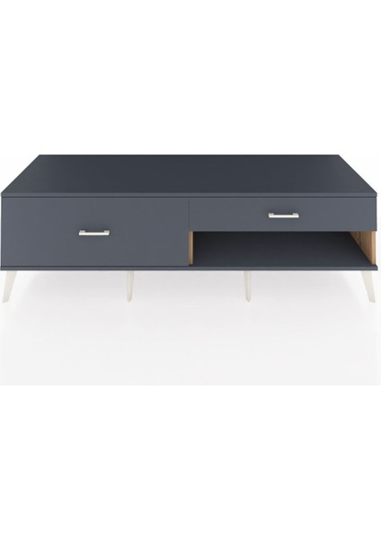 Kronos Tv Ünitesi 2 Çekmeceli 176X59X51 Çam-Antrasit/antrasit