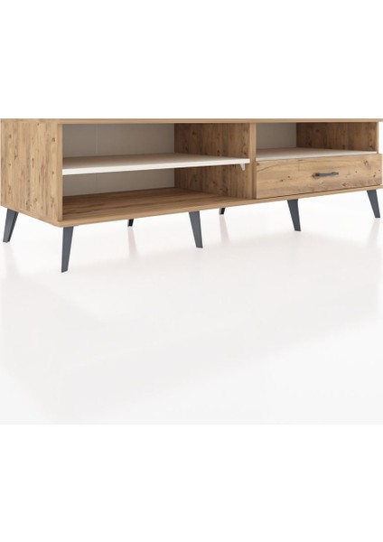 Kronos Tv Ünitesi 2 Raflı Tek Çekmeceli 176X59X51 Çam-Aytaşı/çam fiyatları