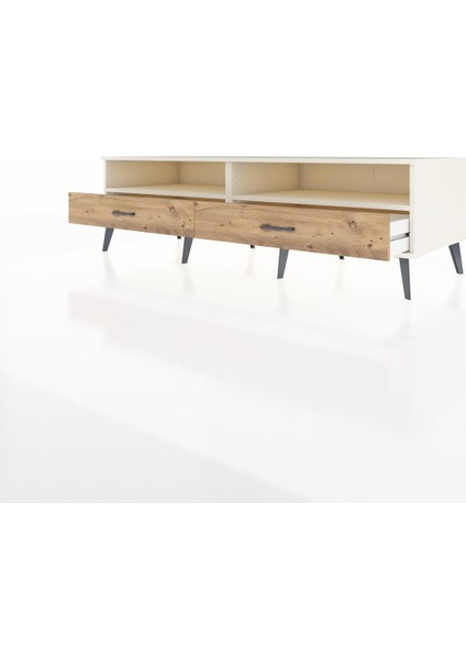 Kronos Tv Ünitesi 2 Raflı 2 Çekmeceli 176X59X51 Aytaşı-Aytaşı/çam modelleri