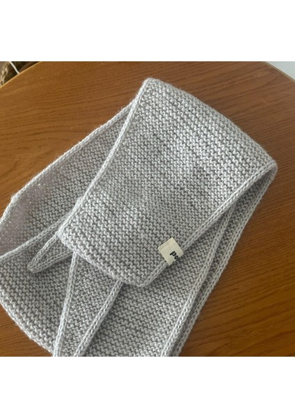 Sophie Örgü Eşarp Fular Şal Pfdkf4 Simli Gri fiyatları