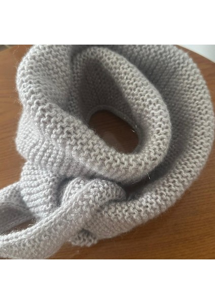 Sophie Örgü Eşarp Fular Şal Pfdkf4 Simli Gri modelleri