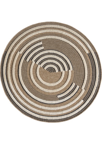 Marakeş Daire Siyah Halı Salon Oturma Odası Çocuk Odası Yatak Odası Halısı 674D