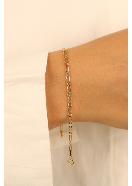 Figaro Zincir Altın Bileklik CGKBLK0355