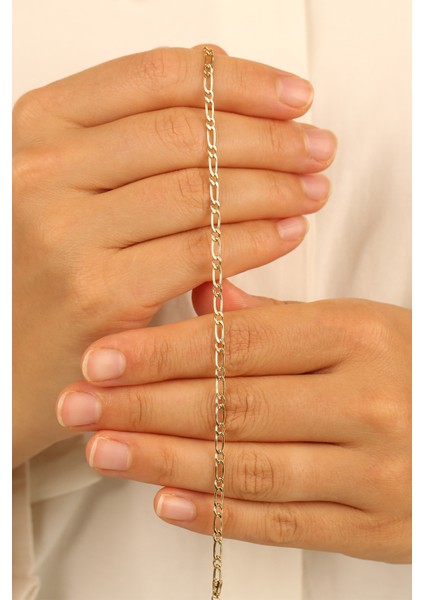 Figaro Zincir Altın Bileklik CGKBLK0355 modelleri