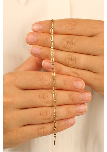 Figaro Zincir Altın Bileklik CGKBLK0355 fırsatları