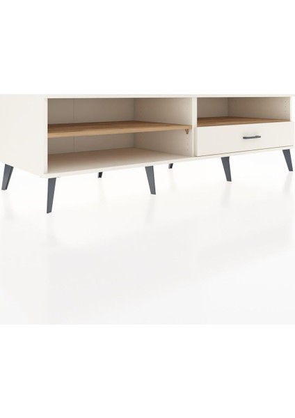 Kronos Tv Ünitesi 2 Raflı Tek Çekmeceli 176X59X51 Aytaşı-Çam/aytaşı fiyatları