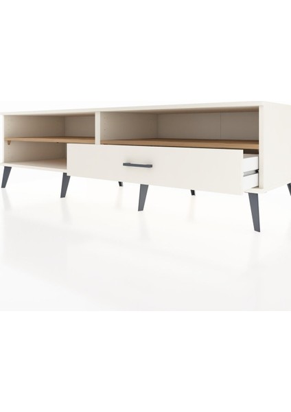 Kronos Tv Ünitesi 2 Raflı Tek Çekmeceli 176X59X51 Aytaşı-Çam/aytaşı fırsatları