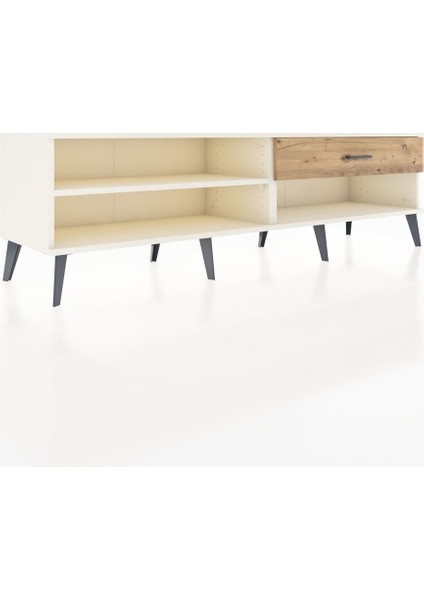 Hyperion Tv Ünitesi Tek Raflı Tek Çekmeceli 176X44X51 Aytaşı-Aytaşı/çam fiyatları