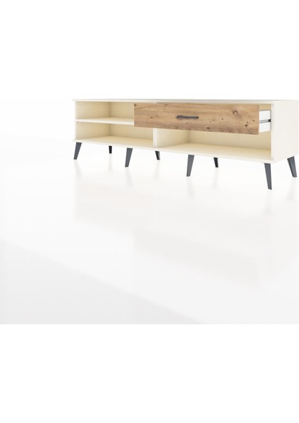 Hyperion Tv Ünitesi Tek Raflı Tek Çekmeceli 176X44X51 Aytaşı-Aytaşı/çam modelleri