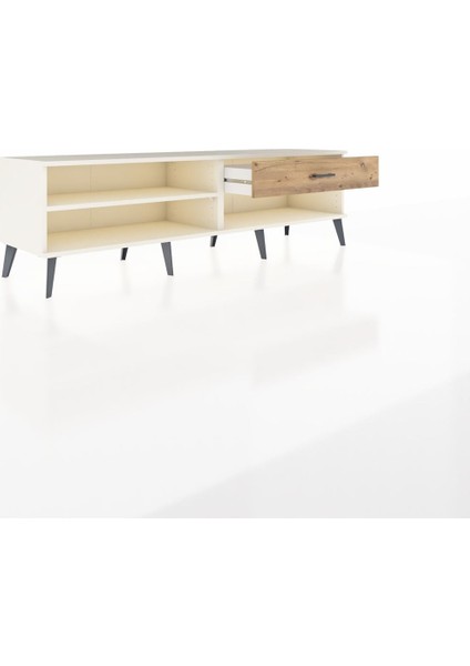 Hyperion Tv Ünitesi Tek Raflı Tek Çekmeceli 176X44X51 Aytaşı-Aytaşı/çam indirimleri