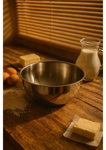 Paslanmaz Çelik Derin Çırpma ve Karıştırma Kasesi – Mutfak Karıştırma Kabı, Kek ve Pasta Karıştırma fiyatları