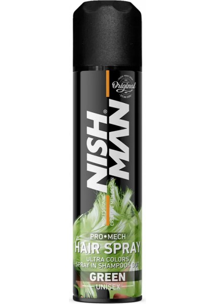 Nıshman Saç Renklendirici Meck Sprey Green 150 ml