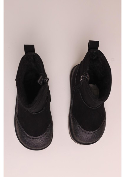 Jasmin Siyah Süet Ters Dikiş Detaylı Içi Kürklü Çocuk Bot fırsatları