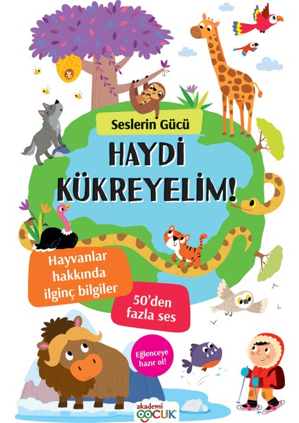 Seslerin Gücü: Haydi Kükreyelim! - Hayvanlar Hakkında İlginç Bilgiler (Dev Boyut Sesli Kitap + 50'den Fazla Hayvan Sesi) fiyatları