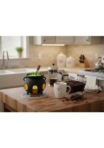 Js 3ddreams Halloween Iksir Kazanı Tea Light fırsatları