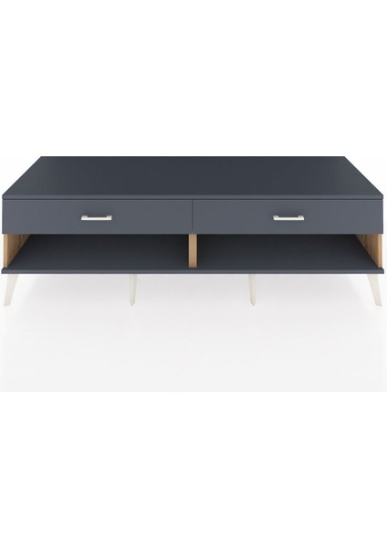 Kronos Tv Ünitesi 2 Çekmeceli 176X59X51 Çam-Antrasit/antrasit