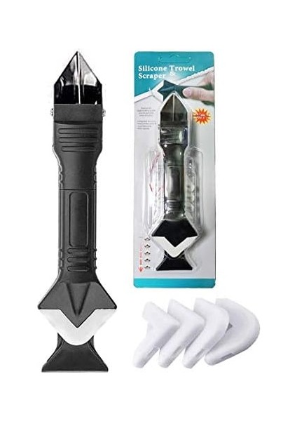 3'ü 1 Arada Silikon Aletleri, Cam Tutkal Açısı Kazıyıcı, Paslanmaz Çelik Başlı Sökücü ve Sızdırmazlık Maddesi Kazıyıcı, Mutfak Penceresi ve Çerçeveleri Için Sızdırmazlık Maddesi Mühürleri (1 Paket) modelleri