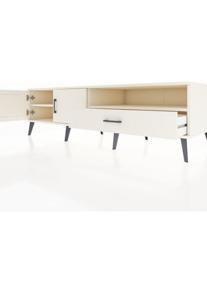 Kronos Tv Ünitesi 2 Raflı Tek Çekmeceli 2 Kapaklı 176X59X51 Aytaşı-Aytaşı/aytaşı fırsatları
