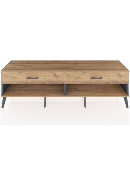 Hyperion Tv Ünitesi 2 Çekmeceli 176X44X51 Antrasit-Çam/çam