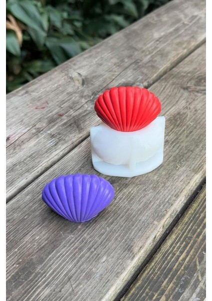 Concept Deniz Kabuğu 3D Mum Kalıbı (Silikon)