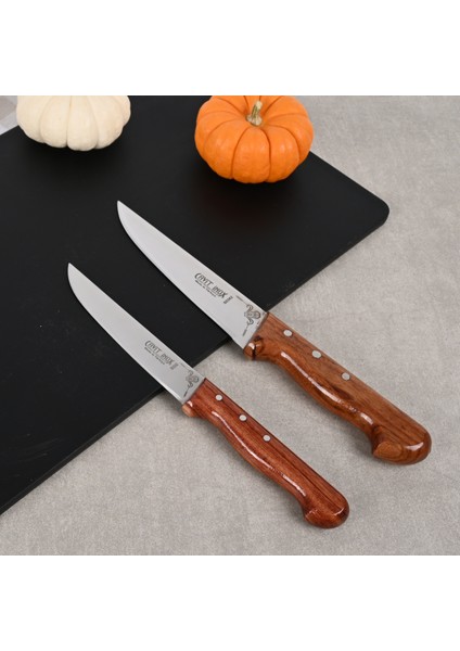 Gül Ağacı Saplı 5’li Mutfak Bıçak Seti indirimleri