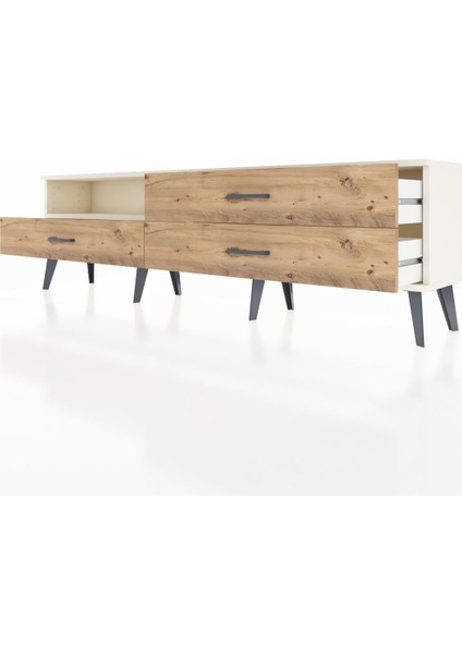 Arges Tv Ünitesi Tek Raflı 3 Çekmeceli 176X30X51 Aytaşı-Aytaşı/çam fırsatları