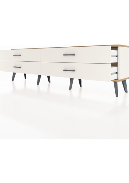 Arges Tv Ünitesi 4 Çekmeceli 176X30X51 Aytaşı-Çam/aytaşı fırsatları