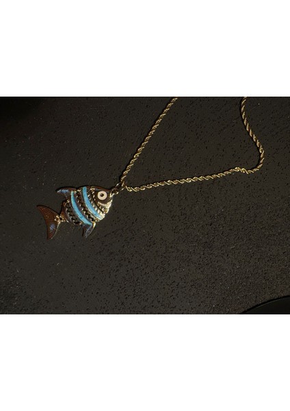 Çelik 14K Kaplama Nemo Balık Kolye modelleri