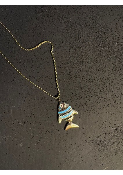 Çelik 14K Kaplama Nemo Balık Kolye fırsatları