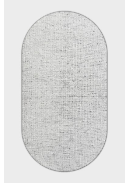 Azra Oval Beyaz Halı | Yıkanabilir, Kaymaz Taban, Yumuşak Dokulu Antre ve Mutfak Kilimi fırsatları