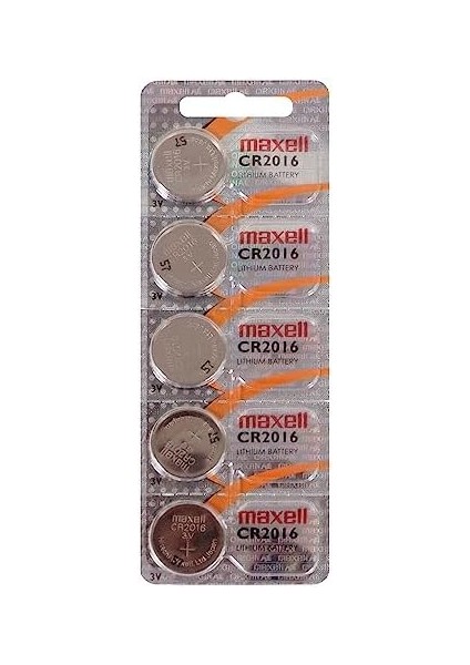 Maxell CR-2016 Lityum Pil 5li 4902580131272 modelleri