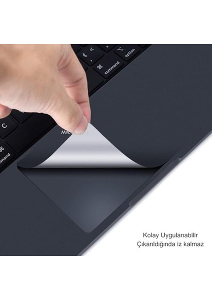 MacBook Air M2-M3-M4 Kılıf 13.6 Inç Touchpad Kaplama A2681 A3113 A3240 ile Uyumlu Çizik Darbe Önleyici Koruyucu Film Gece Mavisi modelleri